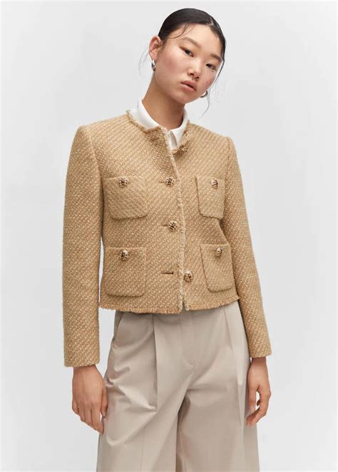 chaqueta tipo chanel zara 2021|Las mejores chaquetas tipo Chanel que puedes comprar en Zara .